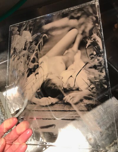 Wet Plate Collodion - portrait - nude - ambrotype